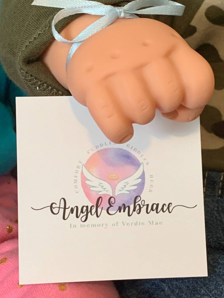 Angel Embrace Baby Tag Logo